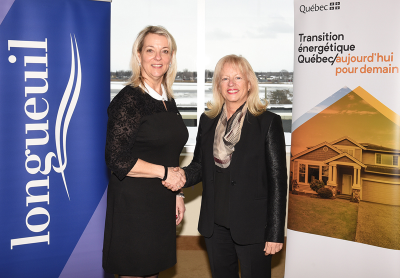Transition énergétique Québec conclut une entente de partenariat avec la Ville de Longueuil